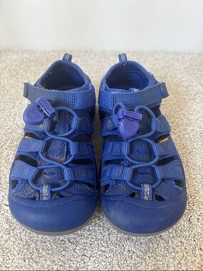 Boy’s KEEN Newport Water Sandals Shoes Blue Size 11